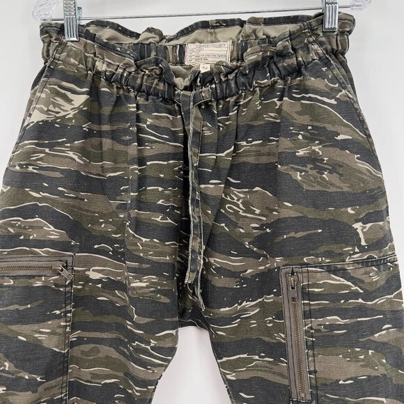 Current/Elliott Aviation Zip Green Camo Cargo Drop Crotch Women's 2 ( US S ) - Picture 3 of 10